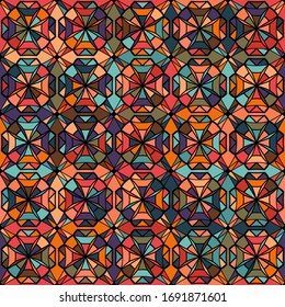 Seamless multicolored pattern. Modern random colors for textiles, packaging, paper printing, simple backgrounds and textures, mosaics and panels
