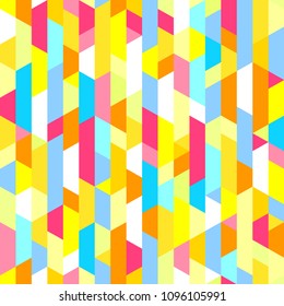 Seamless multicolored pattern with stripes. Abstract geometric wallpaper of the surface. Striped texture with stylish and bright colors. Art creative. Printing on flyers, posters and other