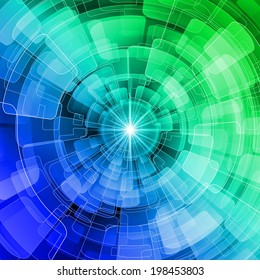 Seamless multi-colored spherical abstraction. The disco gradients