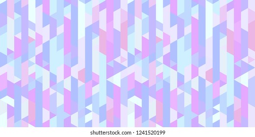Seamless multicolored texture with stripes. Polygonal background. Colored mosaic pattern. Abstract geometric wallpaper of the surface. Stripe tiled backdrop