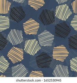 Seamless Multicolour Geometric Shape Pattern Background