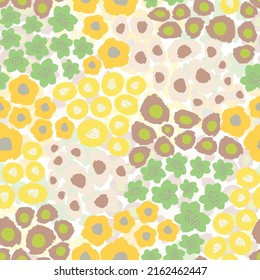 seamless multicolour little flowers pattern background , greeting card or fabric