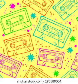 Seamless music, musical instruments 