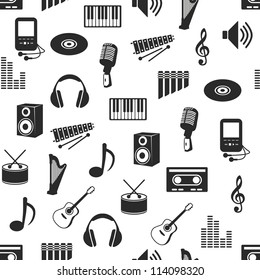 seamless music pattern
