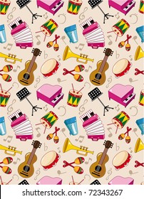 seamless music pattern