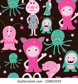 Seamless mutant pattern