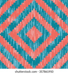 Seamless native american pattern vector background tile