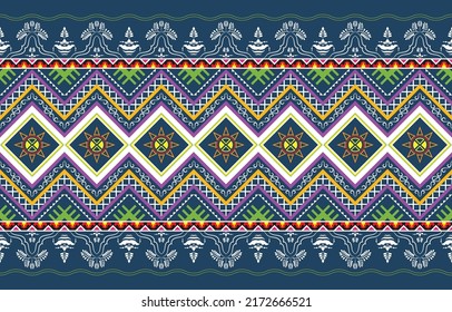Seamless native fabric textile geometric pattern vector illustration print for modern fashion textile design, autumn, winter, spring dress, jacket, coat, skirt, scarf, curtain, tablecloth, carpet