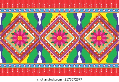 Seamless native fabric textile geometric pattern vector illustration print for modern fashion textile design, autumn, winter, spring dress, jacket, coat, skirt, scarf, curtain, tablecloth, carpet