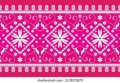 Seamless native fabric textile geometric pattern vector illustration print for modern fashion textile design, autumn, winter, spring dress, jacket, coat, skirt, scarf, curtain, tablecloth, carpet