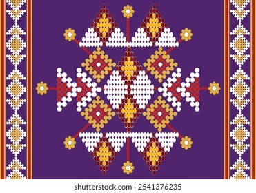 seamless native geometric pattern design for geometric fabric wallpaper background ornament carpet art cover