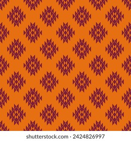 Seamless Native pattern american tribal indian ornament pattern geometric ethnic textile texture tribal aztec pattern navajo mexican fabric seamless Vector decoration fashion