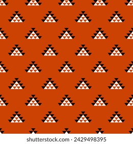 Seamless Native pattern american tribal indian ornament pattern geometric ethnic textile texture tribal aztec pattern navajo mexican fabric seamless Vector decoration fashion