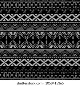 seamless native pattern background vector art illustration