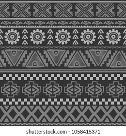 seamless native pattern background vector art illustration