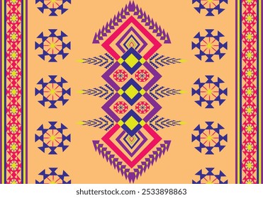 seamless native pattern design for carpet fabric wallpaper curtain tablecloth mattresses blanket embroidery ornament textile background bedsheet 