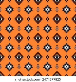 Seamless Native pattern tribal indian ornament pattern geometric ethnic textile texture tribal aztec pattern navajo mexican fabric seamless vector decoration fashion