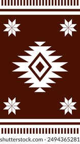 Seamless native pattern tribal indian ornament pattern geometric ethnic textile texture tribal aztec pattern navajo mexican fabric seamless vector decoration fashion