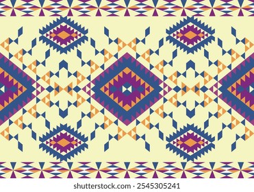 seamless native triangle pattern design for geometric fabric wallpaper background ornament carpet art print  wrapping textile 