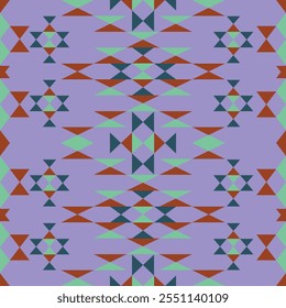 seamless native triangle pattern design for geometric fabric wallpaper background ornament carpet art print  wrapping textile