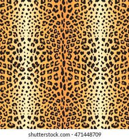 Seamless natural color leopard pattern. Can be used for fabrics, wallpapers, scrap-booking, etc.