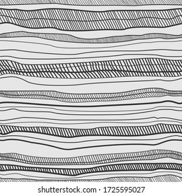 Seamless natural linear vector pattern. 