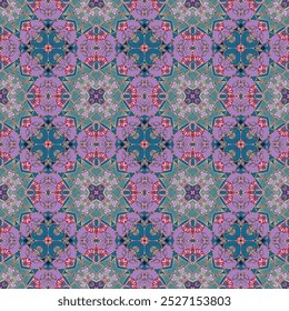 Patrón natural sin fisuras con lirios de las flores del valle. Estampado para tela. Las Imágenes se crean sin el uso de ningún software de inteligencia artificial en ninguna etapa.