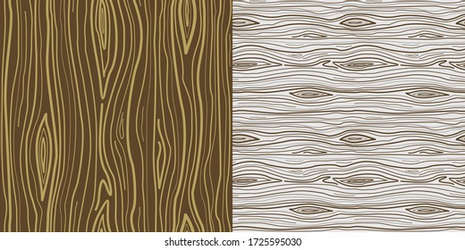 Seamless natural vector wood pattern.  