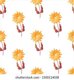 seamless nature autumn pattern design. Can use for print, template, fabric, presentation, textile, banner, poster, wallpaper