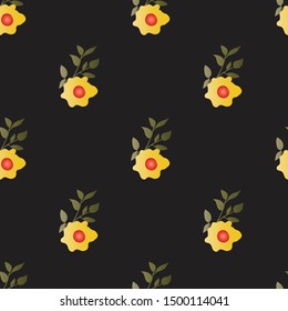 seamless nature autumn pattern design. Can use for print, template, fabric, presentation, textile, banner, poster, wallpaper