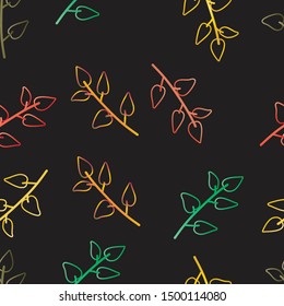 seamless nature autumn pattern design. Can use for print, template, fabric, presentation, textile, banner, poster, wallpaper