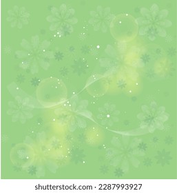 seamless nature pattern. abstract elements, leaves