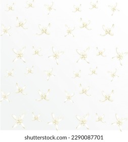 seamless nature pattern. abstract elements, leaves