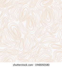 Nahtlose Naturstruktur. Abstrakte Formen und Elemente, auf weißem Hintergrund, handgezeichnet, minimalistisch, Verpackung, Tapete, Design für Textilien, Vektorgrafik.