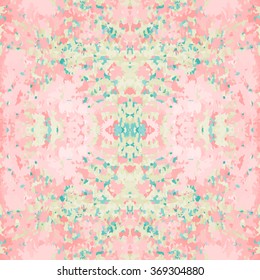 Seamless nature pattern. Stone, snake skin, band view mosaic motley texture. Ornamental collage. Rose turquoise, beige soft colored background. Vector