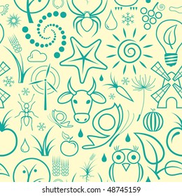 Seamless Nature Wallpaper