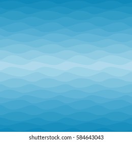 Seamless nautical ombre pattern. Graphic design element for web sites, stationary printables, fabric, scrapbooking etc. Gradual color waves. Vector illustration.