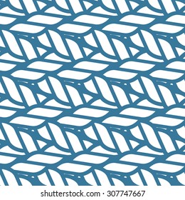 Seamless nautical rope knot pattern, fishing net, lattice