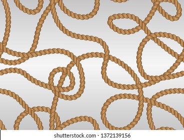 Seamless Nautical Rope Pattern
