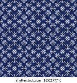 seamless nautical ship wheel vector background pattern