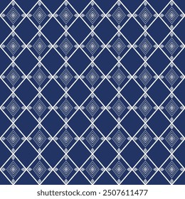 Seamless Navajo and Aztec Mexican Native tribal fabric pattern. Geomatics pattern