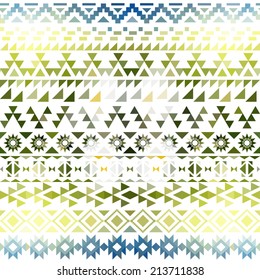 Seamless Navajo pattern, vector illustration.