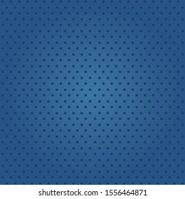 Seamless navy blue polka dot background