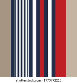 seamless nay and red  stripes pattern