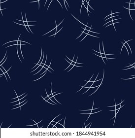 seamless negative vector strips pattern on navy  background