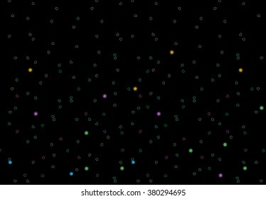 seamless neon hearts pattern. beautiful pop abstract allover design. hearts  in vibrant, neon colors. on dark background, for fashion, interior, stationery, web.