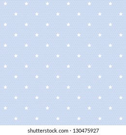 Seamless net pattern with stars