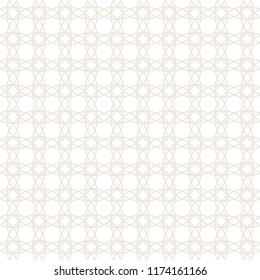 Seamless neutral geometrical pattern with round circle elements. Tileable neutral texture for endless wallpapers. Vector illustration