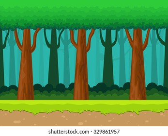 Seamless, never ending vector game background