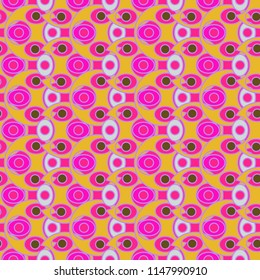 Seamless new abstract background multicolored circle magical.